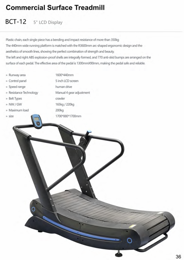 BDJ-12 - Curve Treadmill - Gambar 6